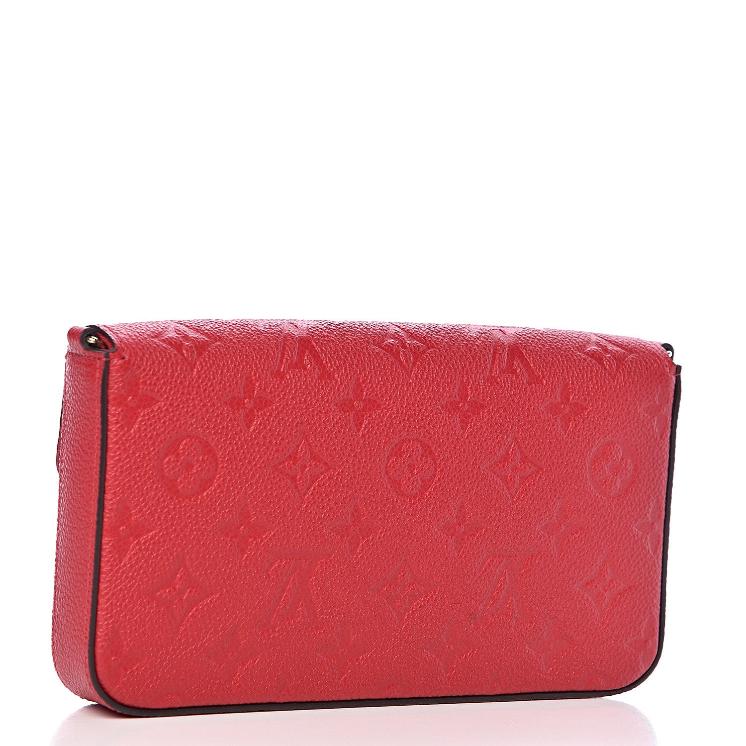 Louis Vuitton Empreinte Pochette Felicie Chain Wallet Cherry 4 of 8