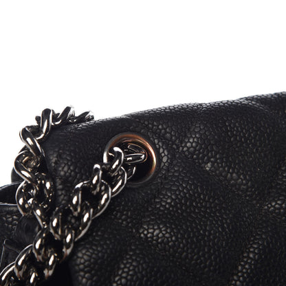 Chanel Iridescent Caviar Quilted Medium Lady Pearly Flap Black 16 of 16