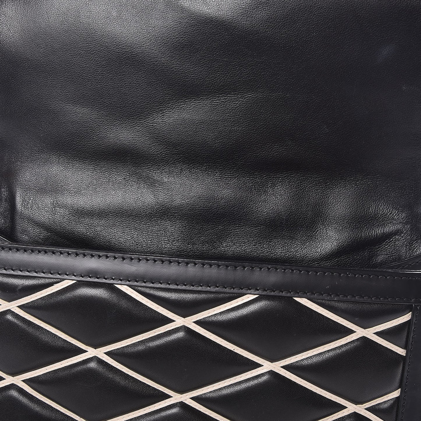 Lambskin Malletage Pochette Flap Black