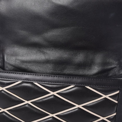 Louis Vuitton Lambskin Malletage Pochette Flap Black 10 of 12