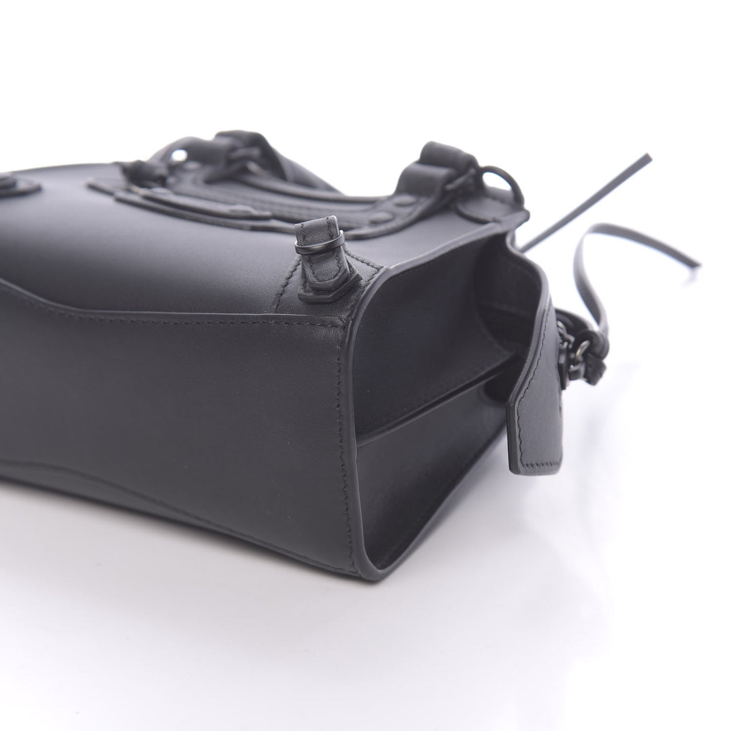 Smooth Calfskin Neo Classic Black Hardware Nano City Crossbody Black