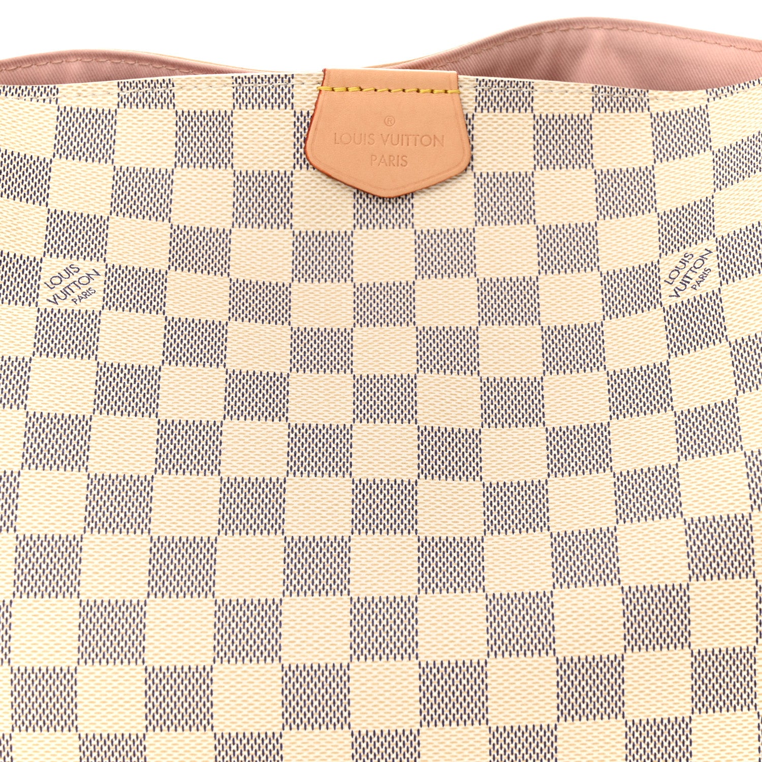Louis Vuitton Damier Azur Graceful PM Rose Ballerine 7 of 10