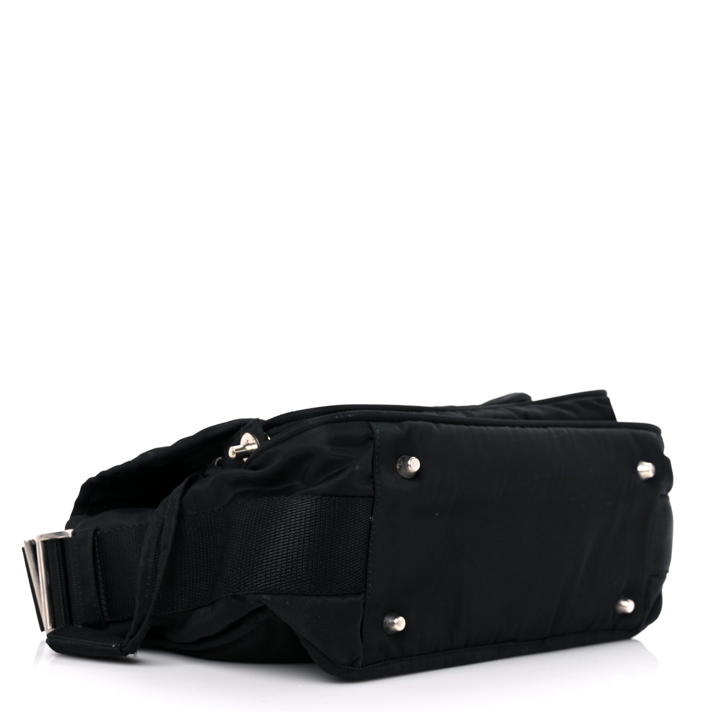 Tessuto Nylon Messenger Bag Black