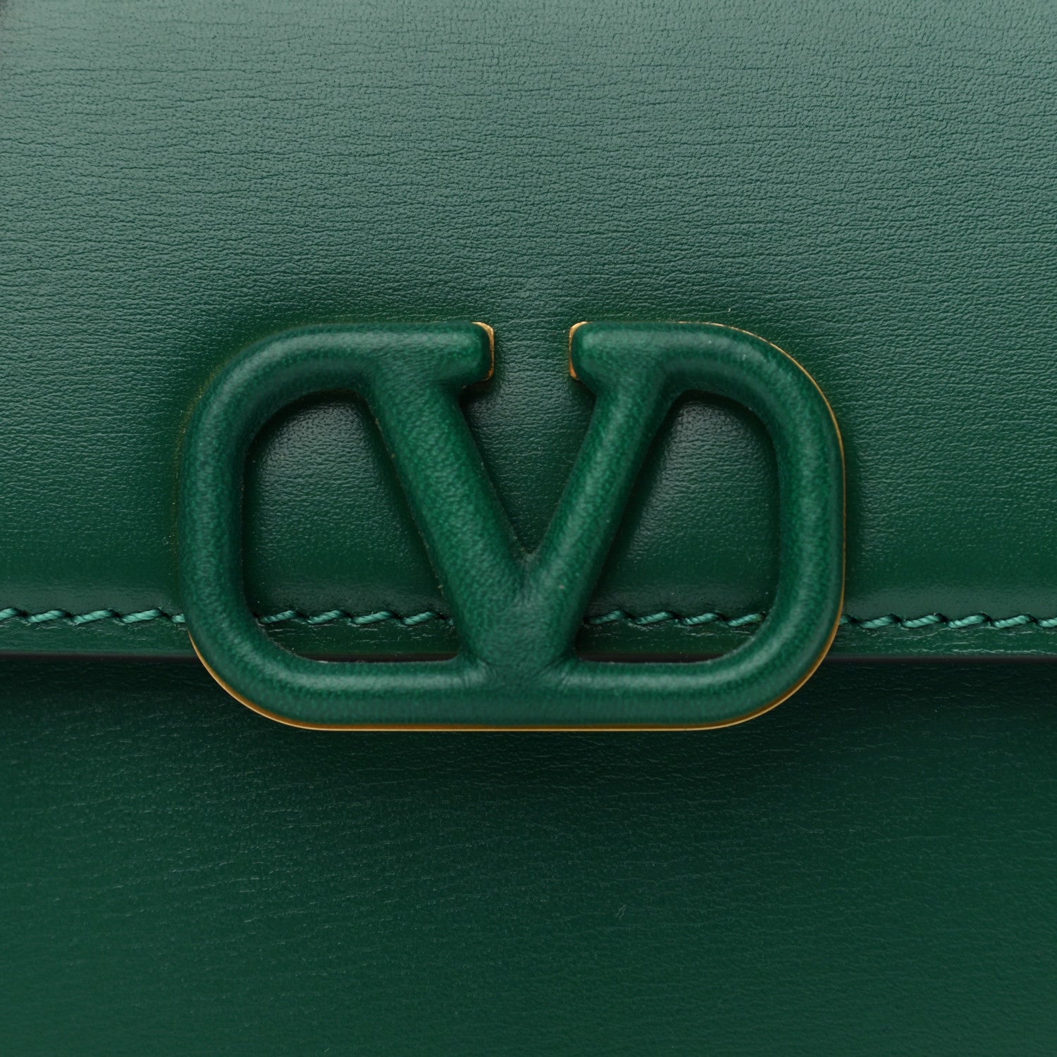 Valentino Garavani Smooth Calfskin Micro VSling Shoulder Bag Green 7 of 14