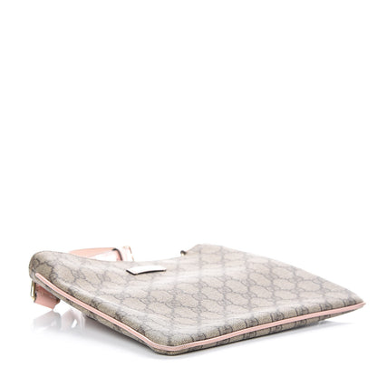 Gucci GG Supreme Monogram Small Flat Messenger Bag Light Pink 4 of 16