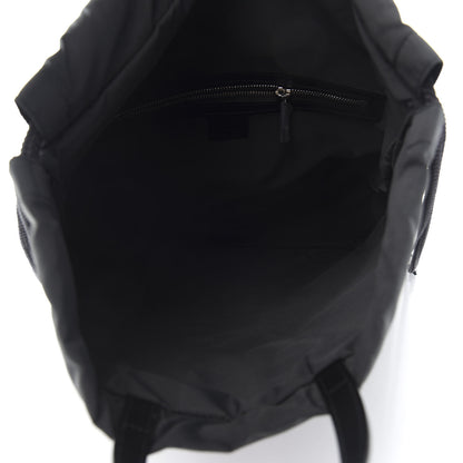 Gucci Soft GG Supreme Monogram Appia Calfskin Web Drawstring Backpack Black 4 of 10