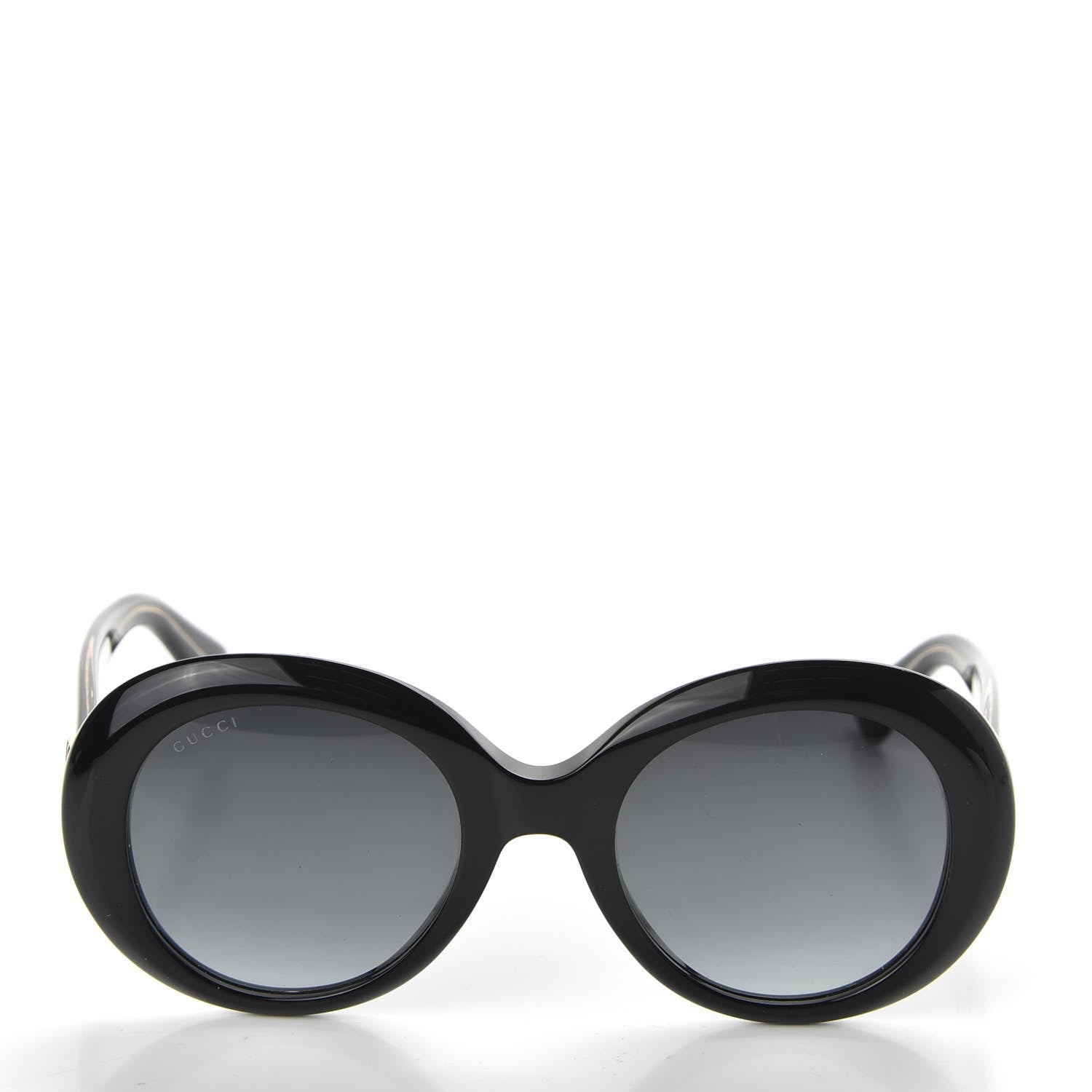 Gucci Acetate Round GG Sunglasses GG0139S Black 2 of 8