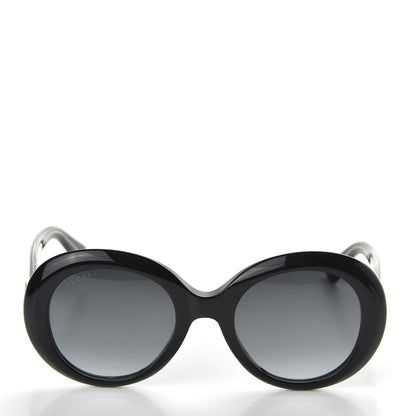 Gucci Acetate Round GG Sunglasses GG0139S Black 2 of 8