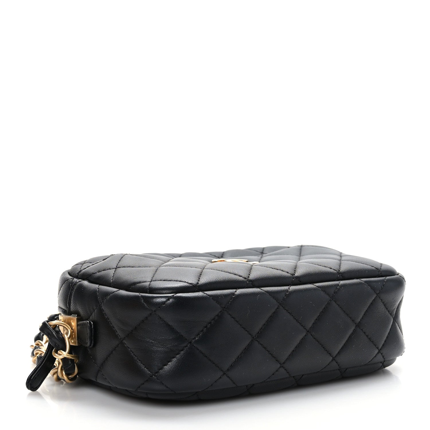 Chanel Lambskin Quilted Small Timeless Camera Case Black 4 of 9