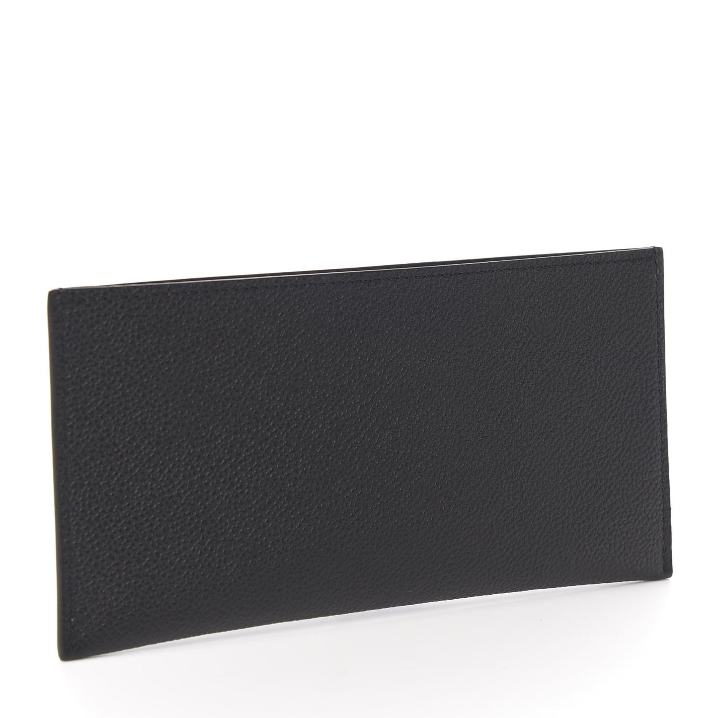 Calfskin Felicie Chain Wallet Card Holder Insert Black
