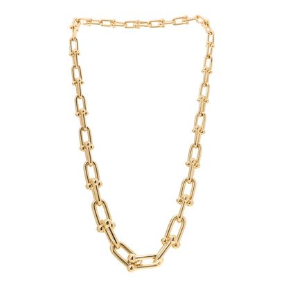 Tiffany 18K Yellow Gold HardWear Graduated Link Necklace 3 of 5