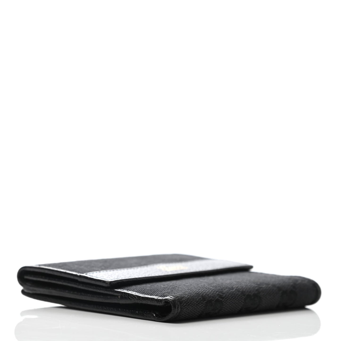 Monogram French Flap Wallet Black