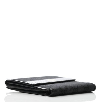 Gucci Monogram French Flap Wallet Black 3 of 5