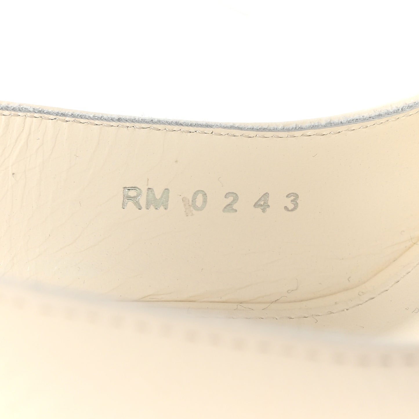Calfskin Voyou Sandals 40 Ivory