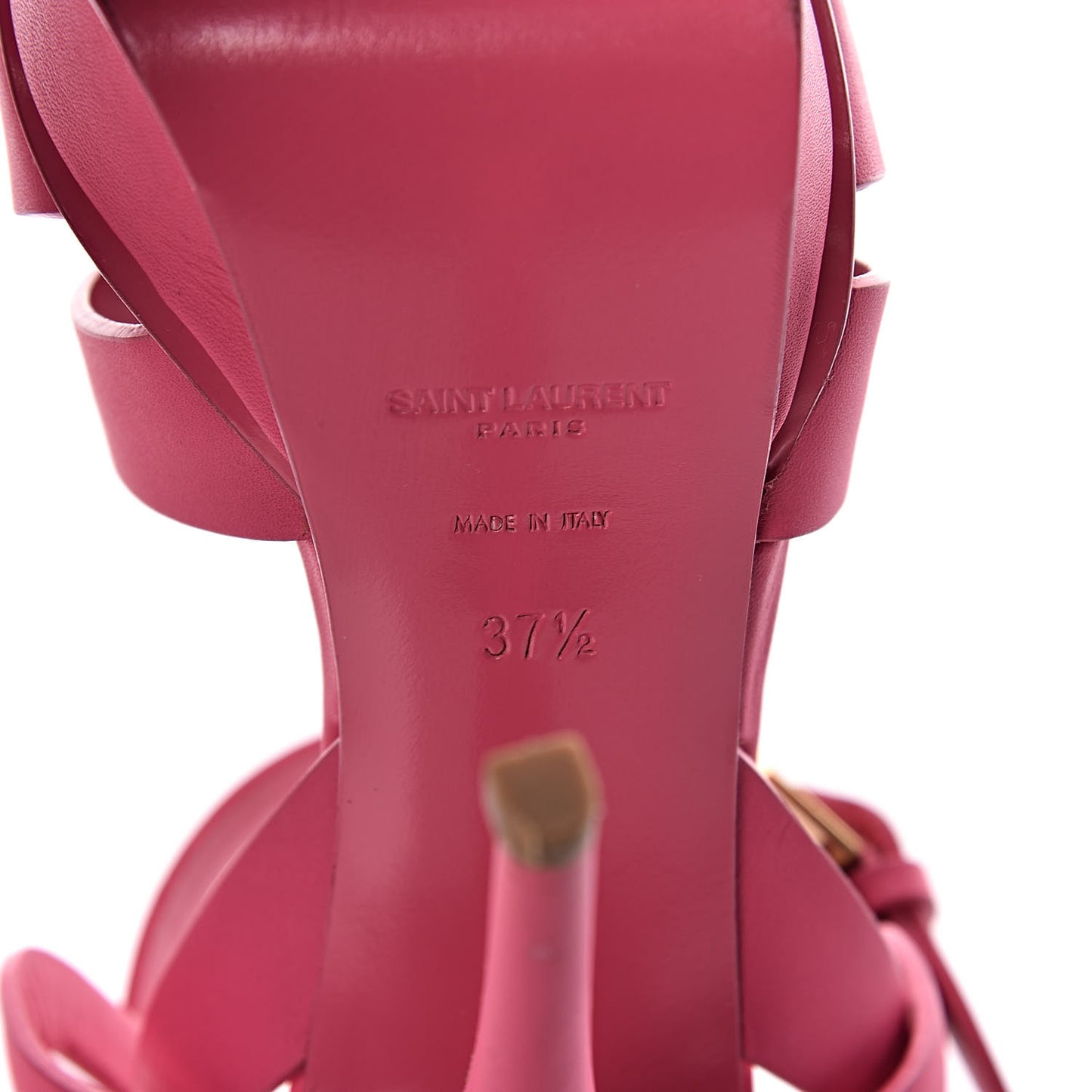 Calfskin Tribute 105 Platform Sandals 37.5 Rose Clair