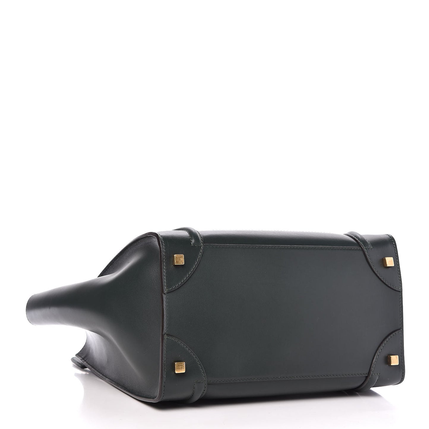 Smooth Calfskin Mini Luggage Emerald