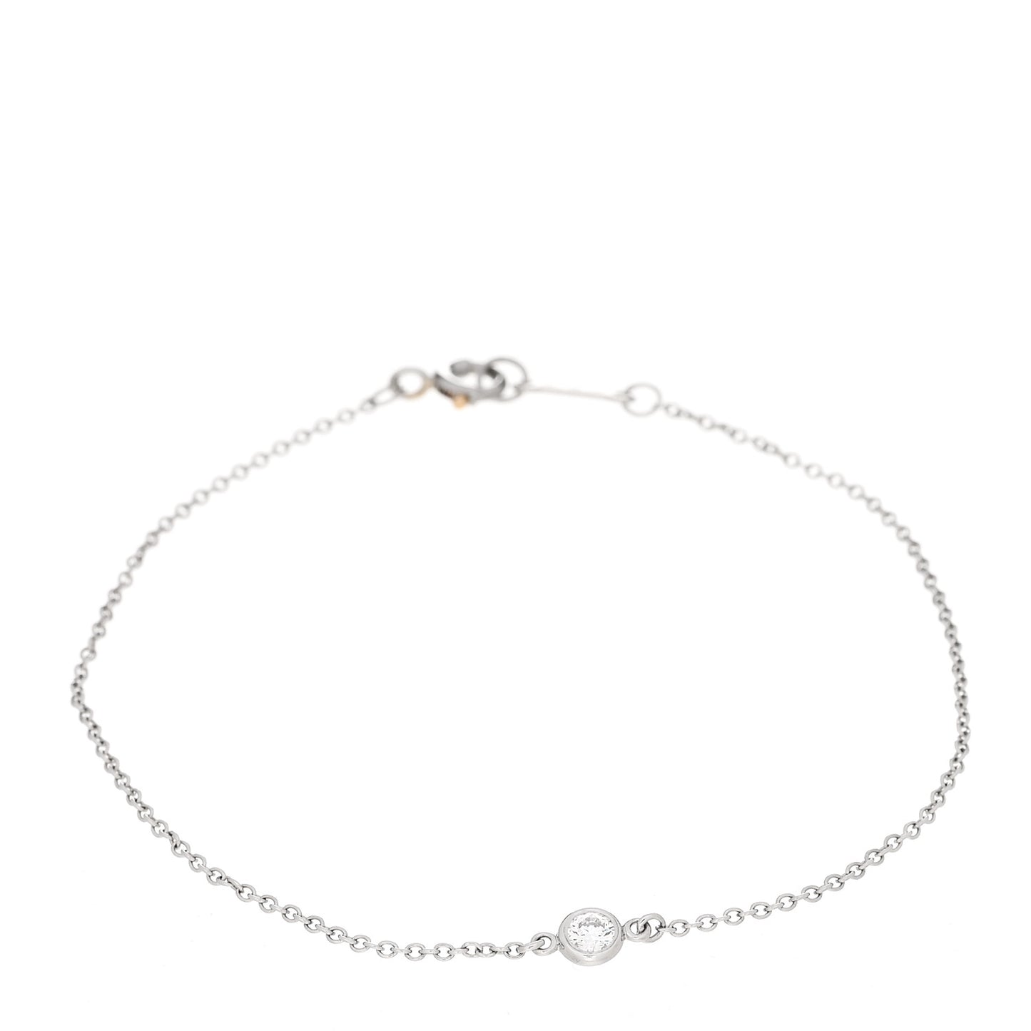 Platinum Diamond .08ct Elsa Peretti Diamonds by the Yard Bracelet