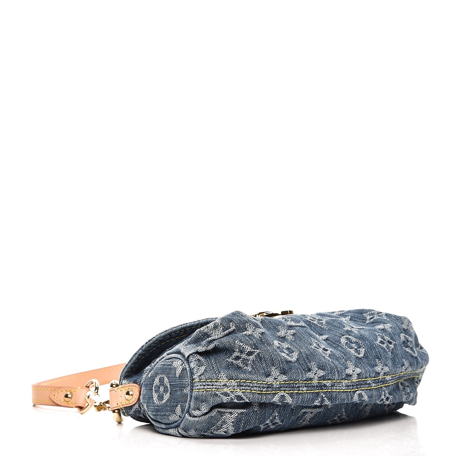 Louis Vuitton Monogram Denim Mini Pleaty Blue 4 of 7