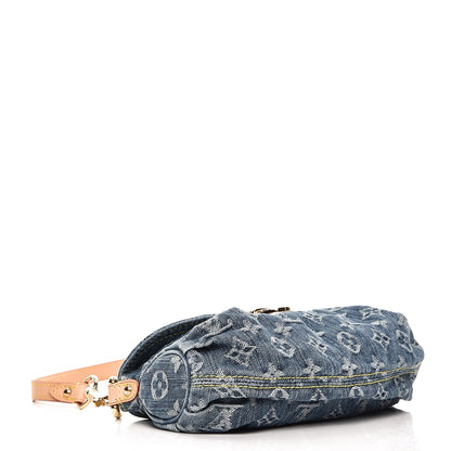 Louis Vuitton Monogram Denim Mini Pleaty Blue 4 of 7