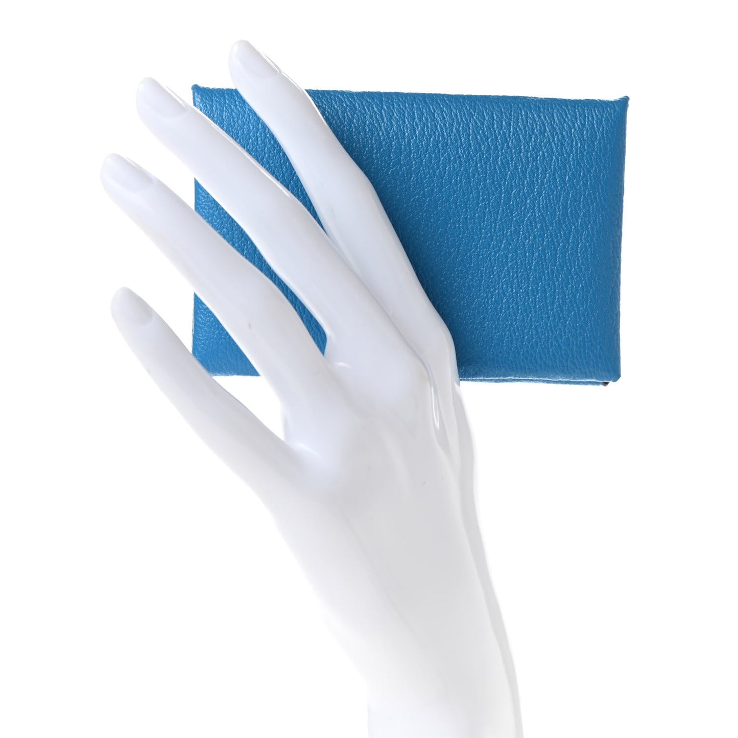 Chevre Mysore Verso Calvi Card Case Bleu Frida Cuivre