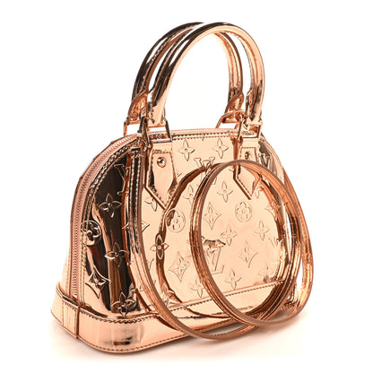 Louis Vuitton Monogram Miroir Alma BB Copper 3 of 9