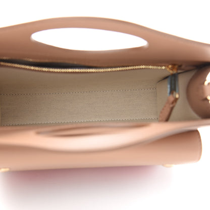 Burberry Smooth Calfskin Striped Mini Pocket Bag Camel 5 of 9