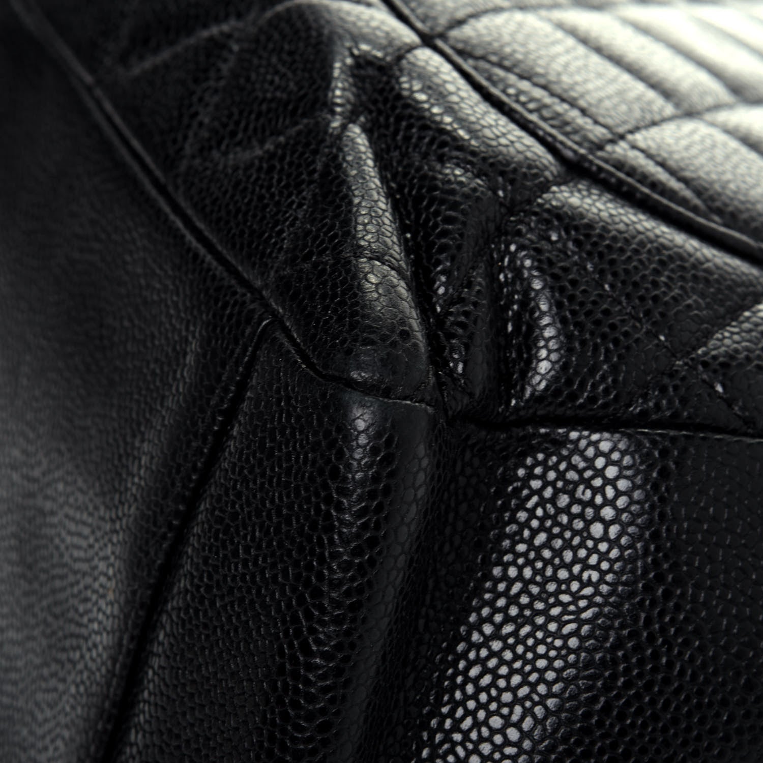 Chanel Caviar Quilted Grand Shopping Tote GST Black 11 of 12