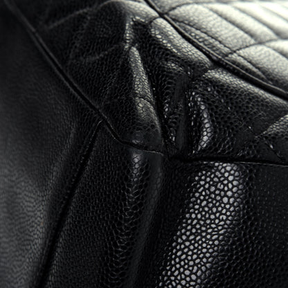 Chanel Caviar Quilted Grand Shopping Tote GST Black 11 of 12