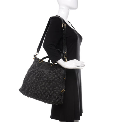 Louis Vuitton Denim Neo Cabby GM Black 2 of 11