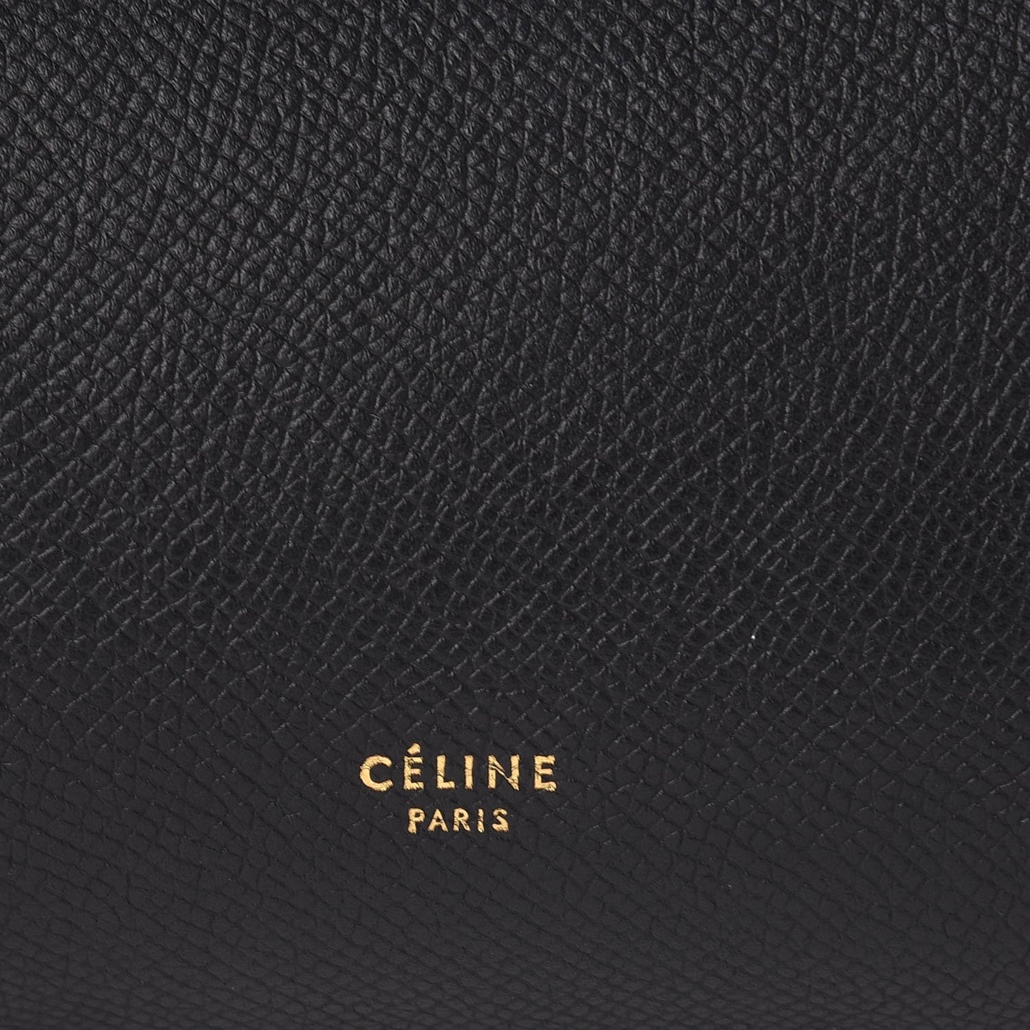 Baby Grained Calfskin Mini Belt Bag Black
