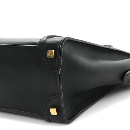 Celine Smooth Calfskin Micro Luggage Black 9 of 9