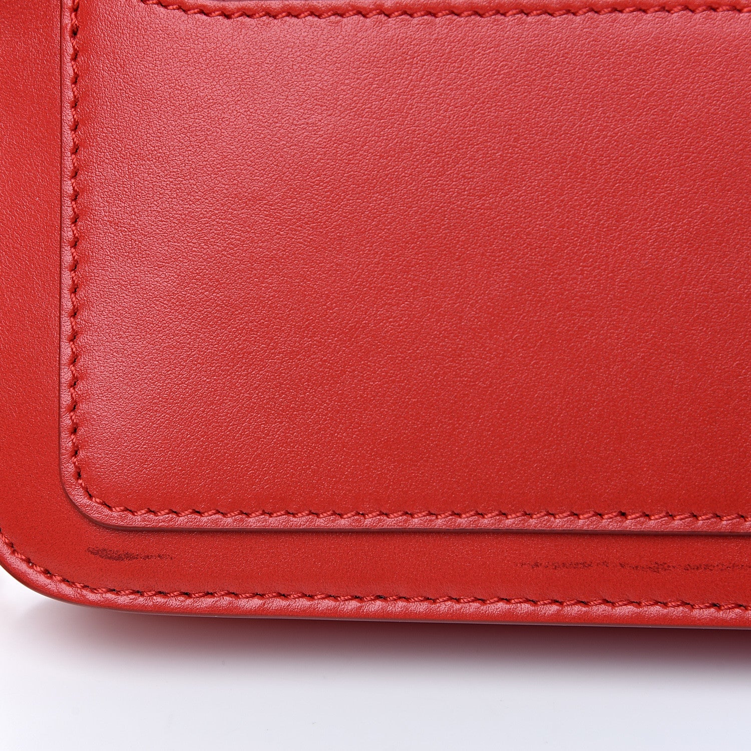 Chloe Calfskin Suede C Clutch With Chain Plaid Red 10 of 11