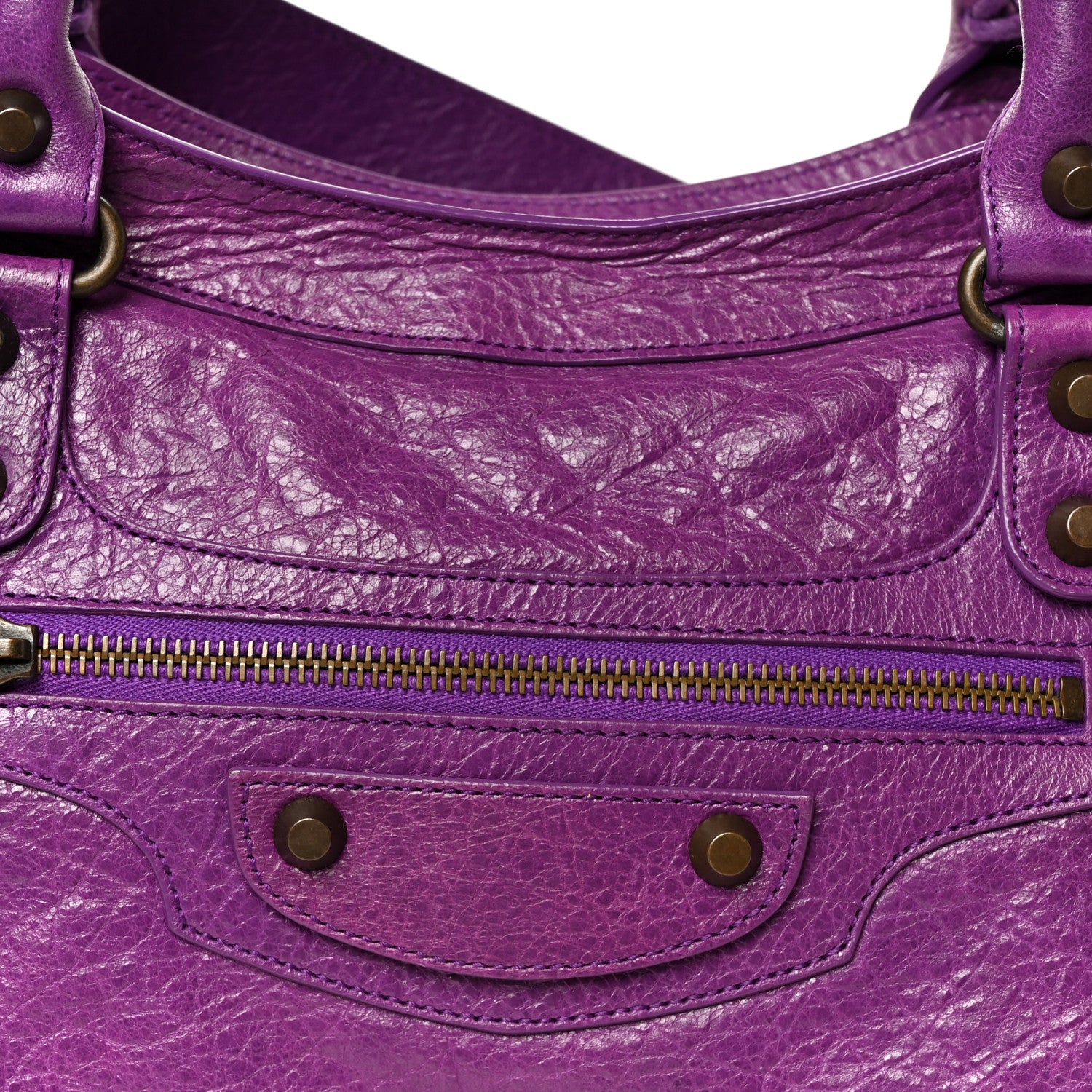 Balenciaga Agneau Classic Hardware City Ultraviolet 7 of 9