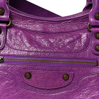 Balenciaga Agneau Classic Hardware City Ultraviolet 7 of 9