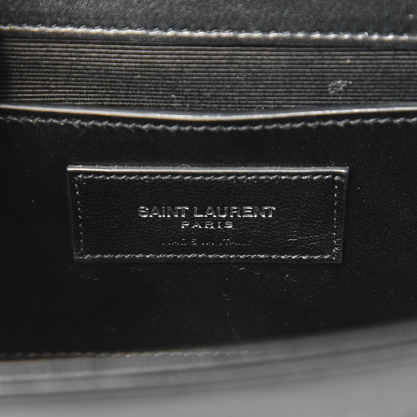 Calfskin Studded Small Monogram Kate Satchel Black