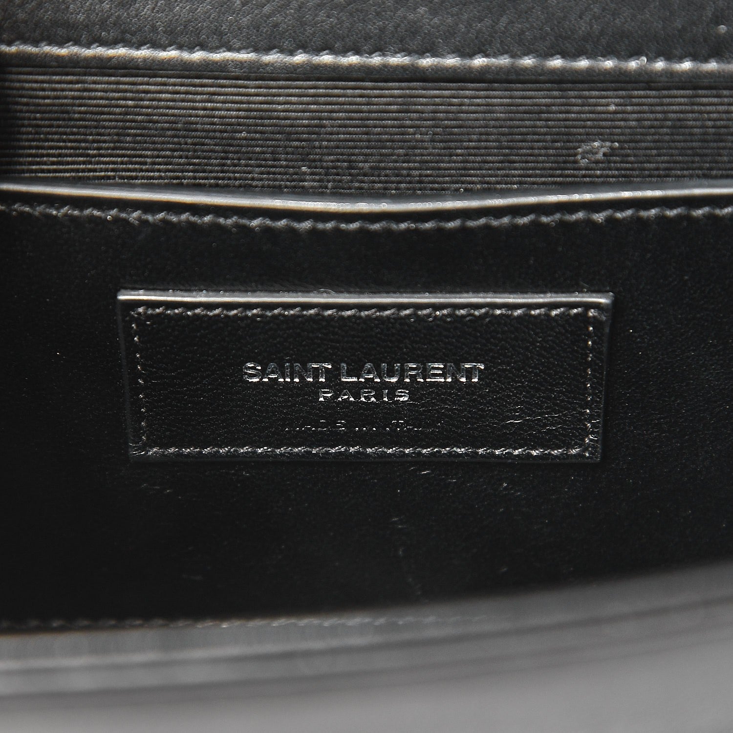 Saint Laurent Calfskin Studded Small Monogram Kate Satchel Black 6 of 7