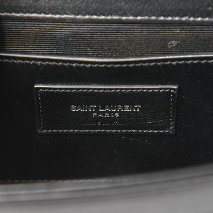 Saint Laurent Calfskin Studded Small Monogram Kate Satchel Black 6 of 7