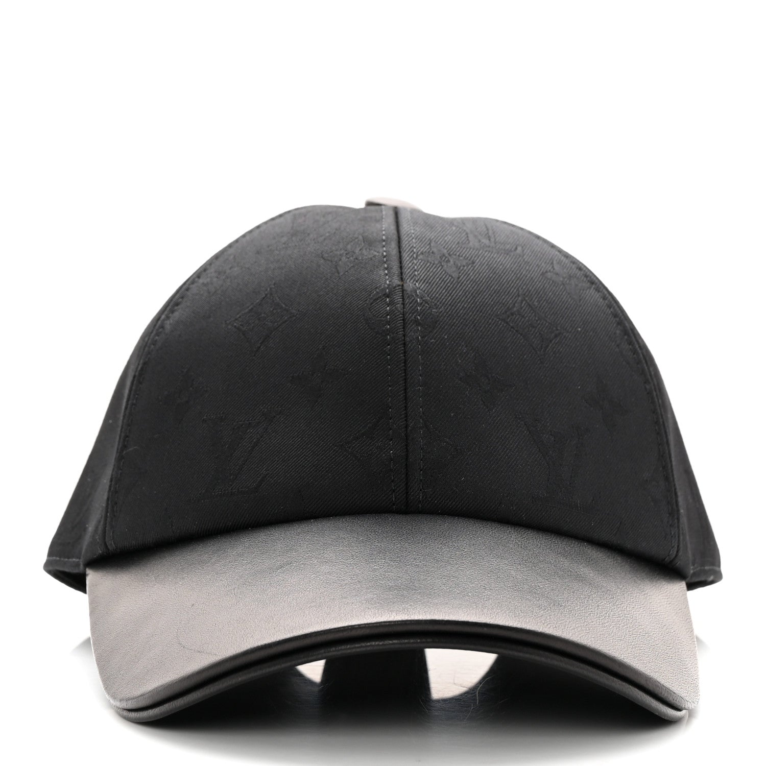 Louis Vuitton Calfskin Cotton Jacquard Monogram LV First Cap M Black 3 of 10