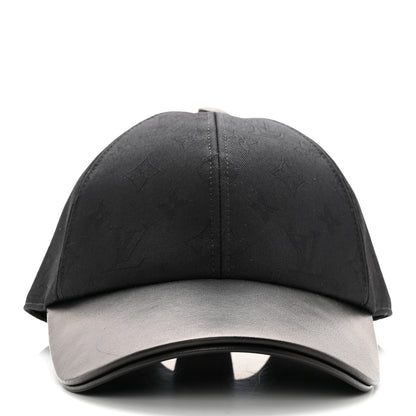 Louis Vuitton Calfskin Cotton Jacquard Monogram LV First Cap M Black 3 of 10