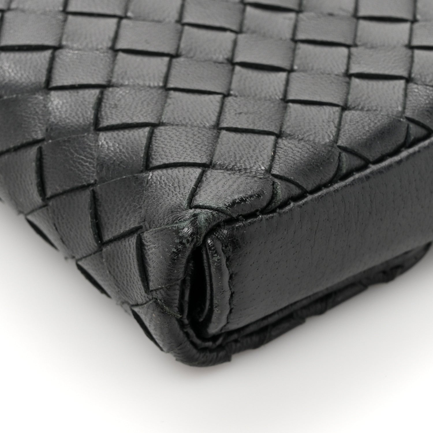 Bottega Veneta Nappa Intrecciato Turnlock Coin Pouch Black 11 of 12