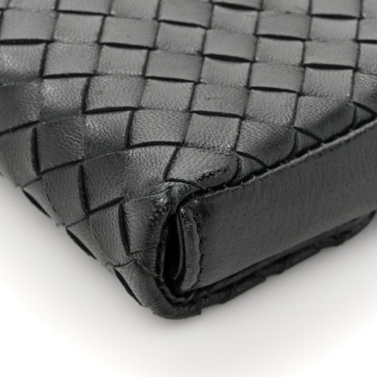 Bottega Veneta Nappa Intrecciato Turnlock Coin Pouch Black 11 of 12