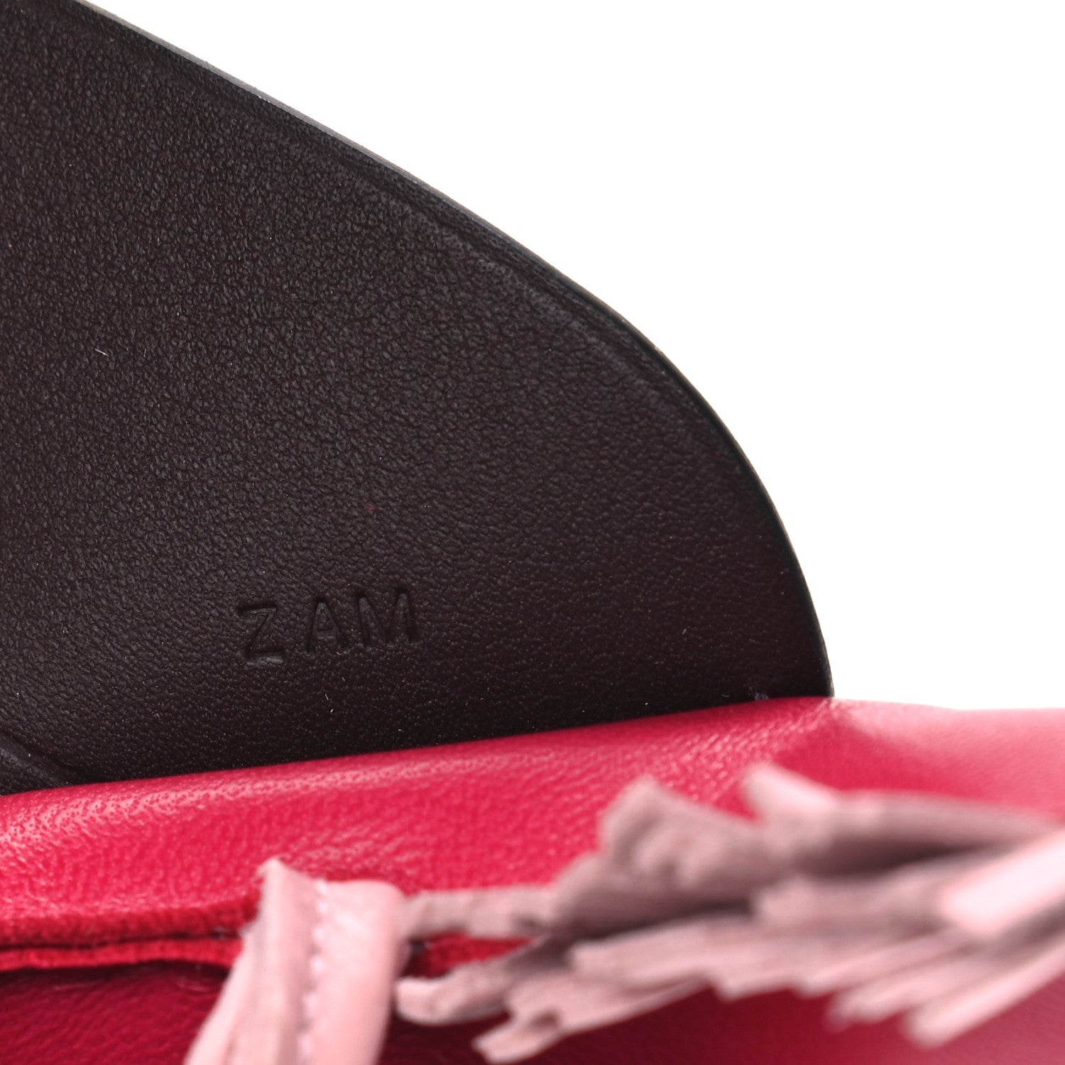 Hermes Milo Lambskin Grigri Rodeo Pegase Horse Bag Charm MM Framboise Rose Sakura Rouge Sellier 4 of 4