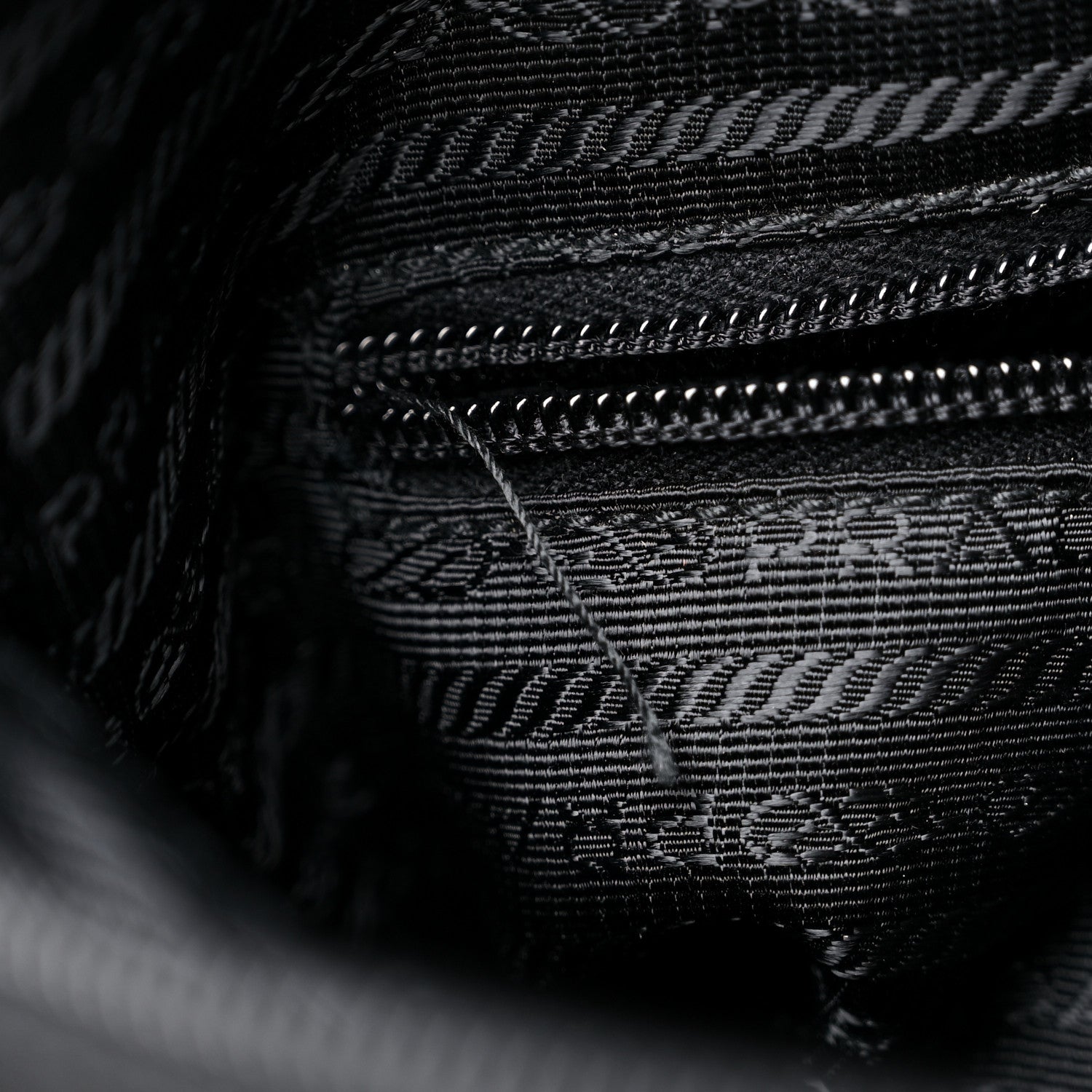 Prada Tessuto Nylon Crossbody Bag Black 10 of 12