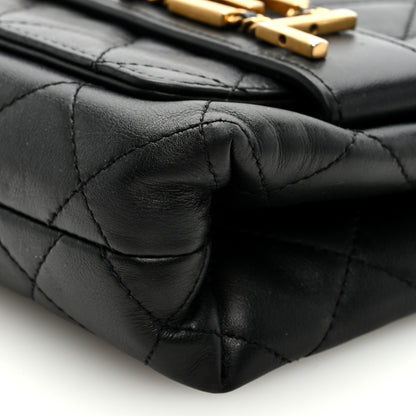 Chanel Calfskin Quilted Enchained Flap Black 9 of 11
