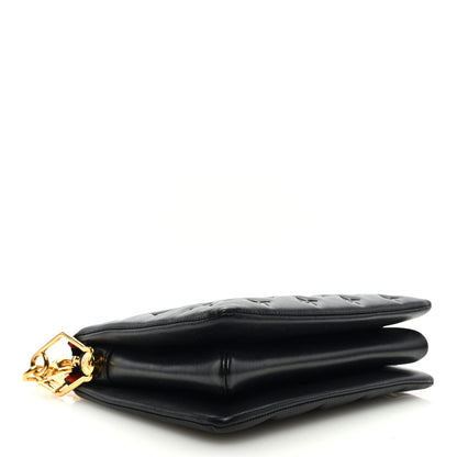 Louis Vuitton Lambskin Embossed Monogram Coussin BB Black 4 of 11