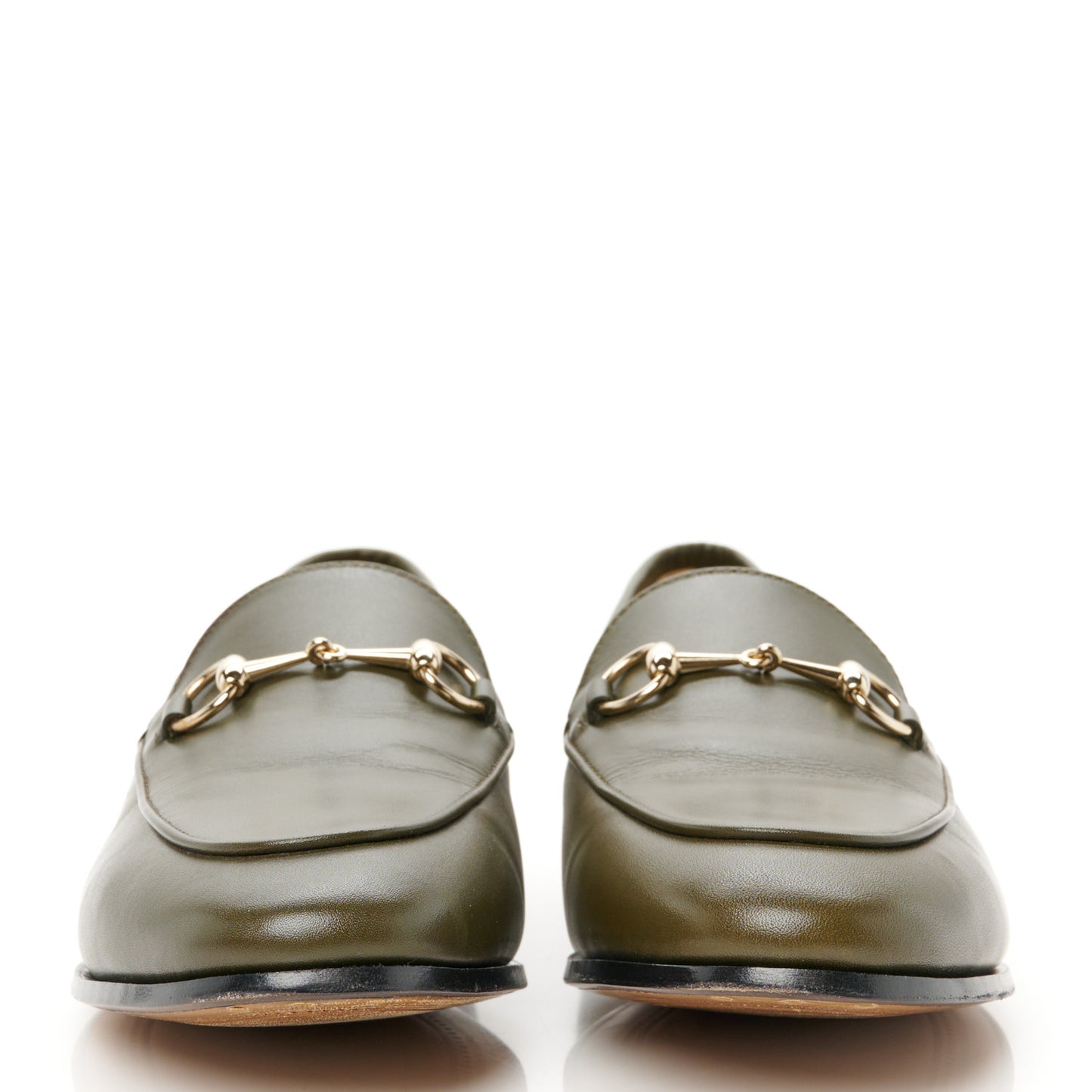 Calfskin Womens Jordaan Loafers 38.5 Luscious Green