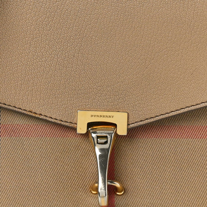 Burberry Derby Calfskin House Check Small Macken Crossbody Bag Light Beige 8 of 16