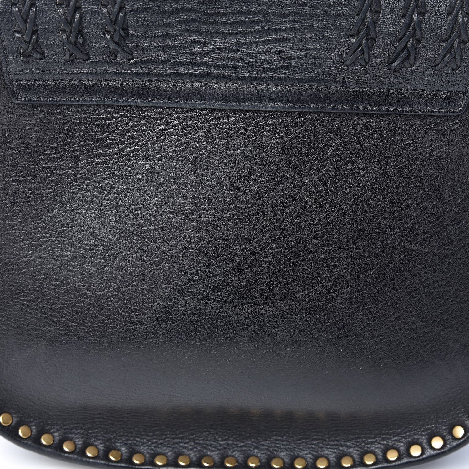 Chloe Calfskin Braided Small Hudson Shoulder Bag Black 19 of 19