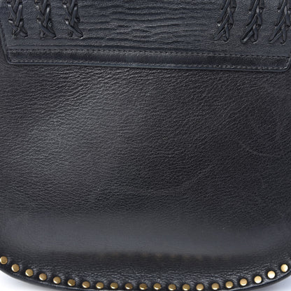 Chloe Calfskin Braided Small Hudson Shoulder Bag Black 19 of 19