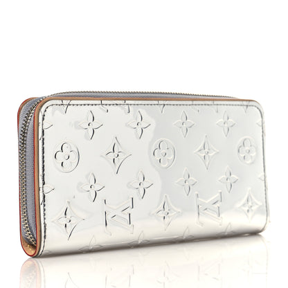 Louis Vuitton Monogram Mirror Zippy Wallet Silver 3 of 7